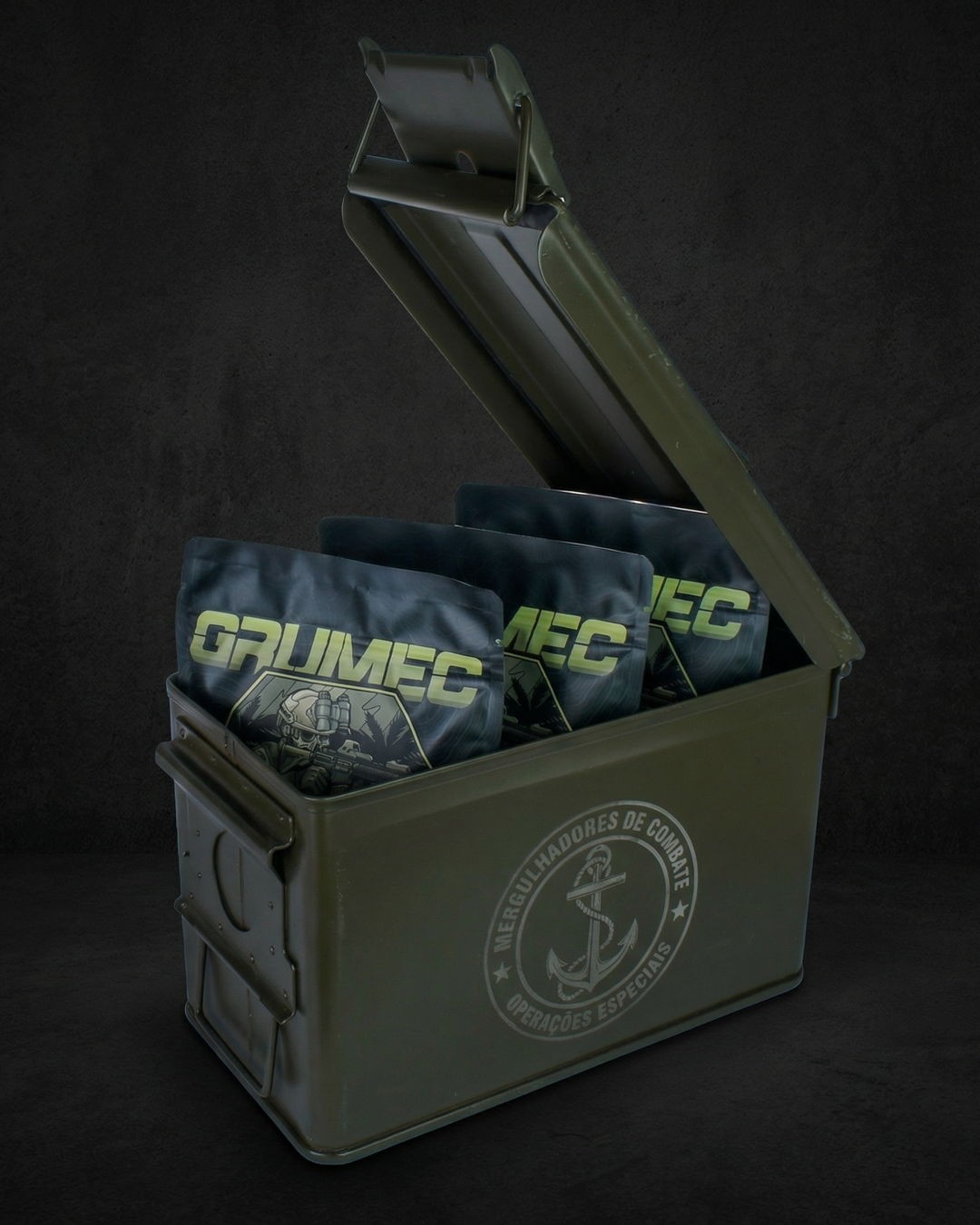 KIT GRUMEC - 3 CAFÉS + CUNHETE + 3 DRIP COFFEES