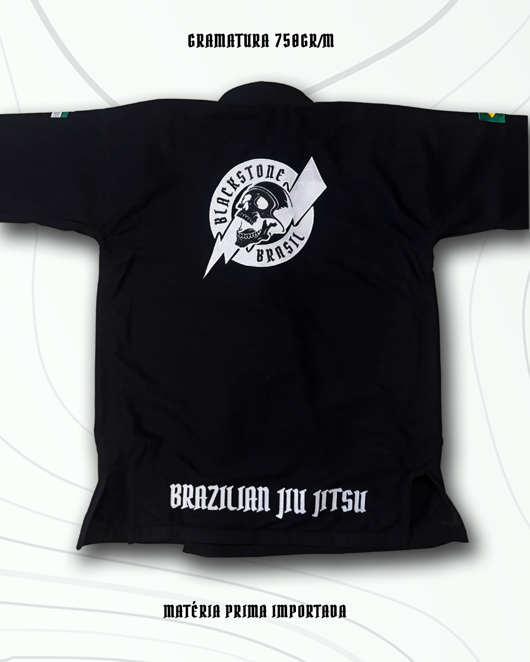 KIMONO TRANÇADO BLACKSTONE PRETO