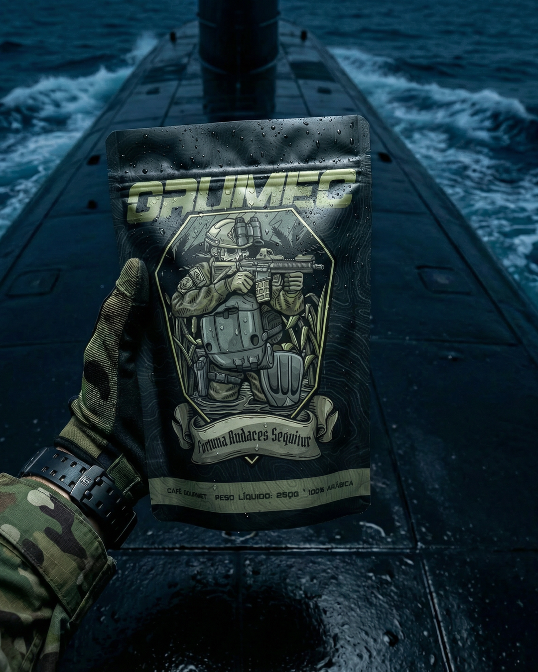 KIT GRUMEC - 3 CAFÉS + CUNHETE + 3 DRIP COFFEES