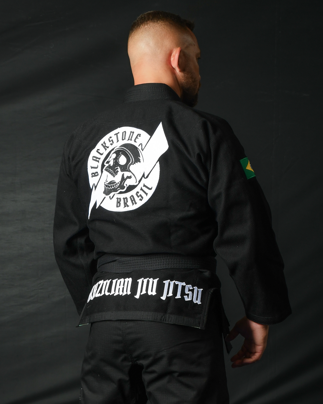 KIMONO TRANÇADO BLACKSTONE PRETO