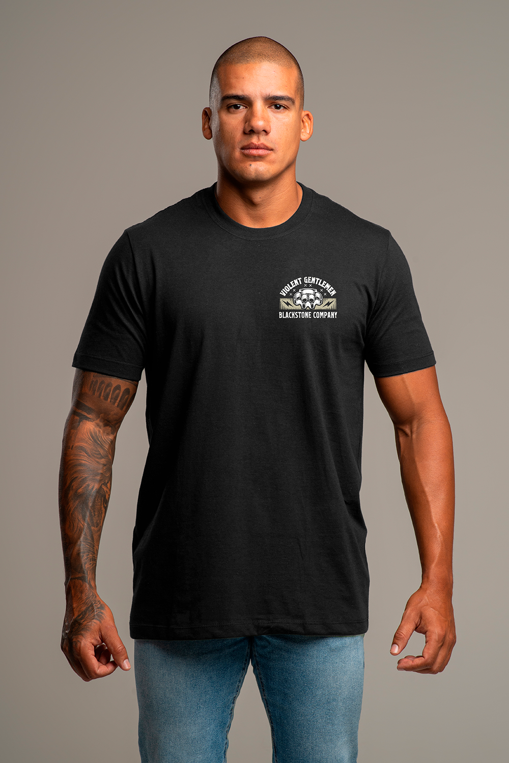 T-SHIRT VIOLENT GENTLEMEN PRETA