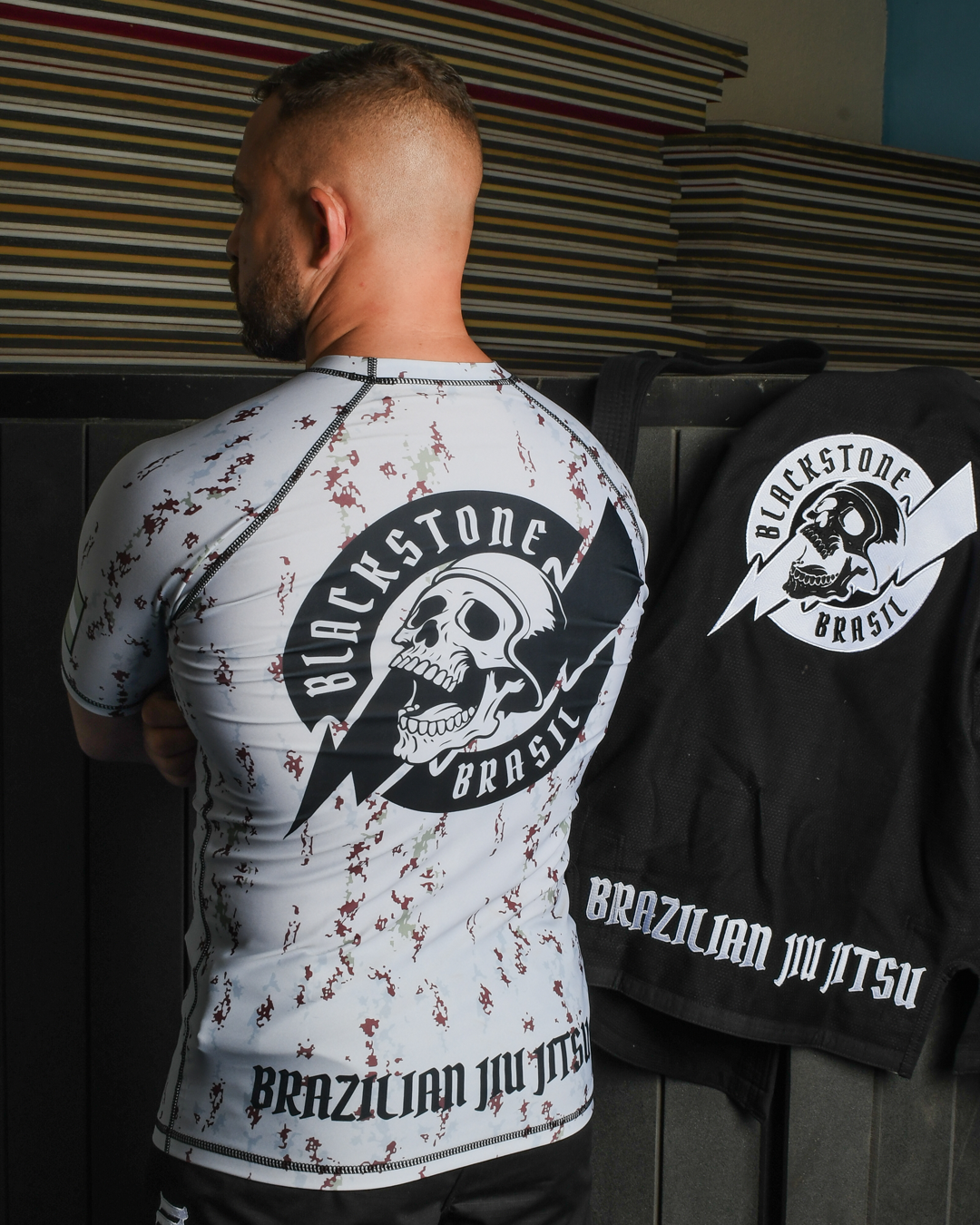 RASHGUARD ALTA COMPRESSÃO BS WHITE CAMO