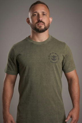 WASHED SERIES - T-SHIRT FROGMAN - VERDE ESTONADA