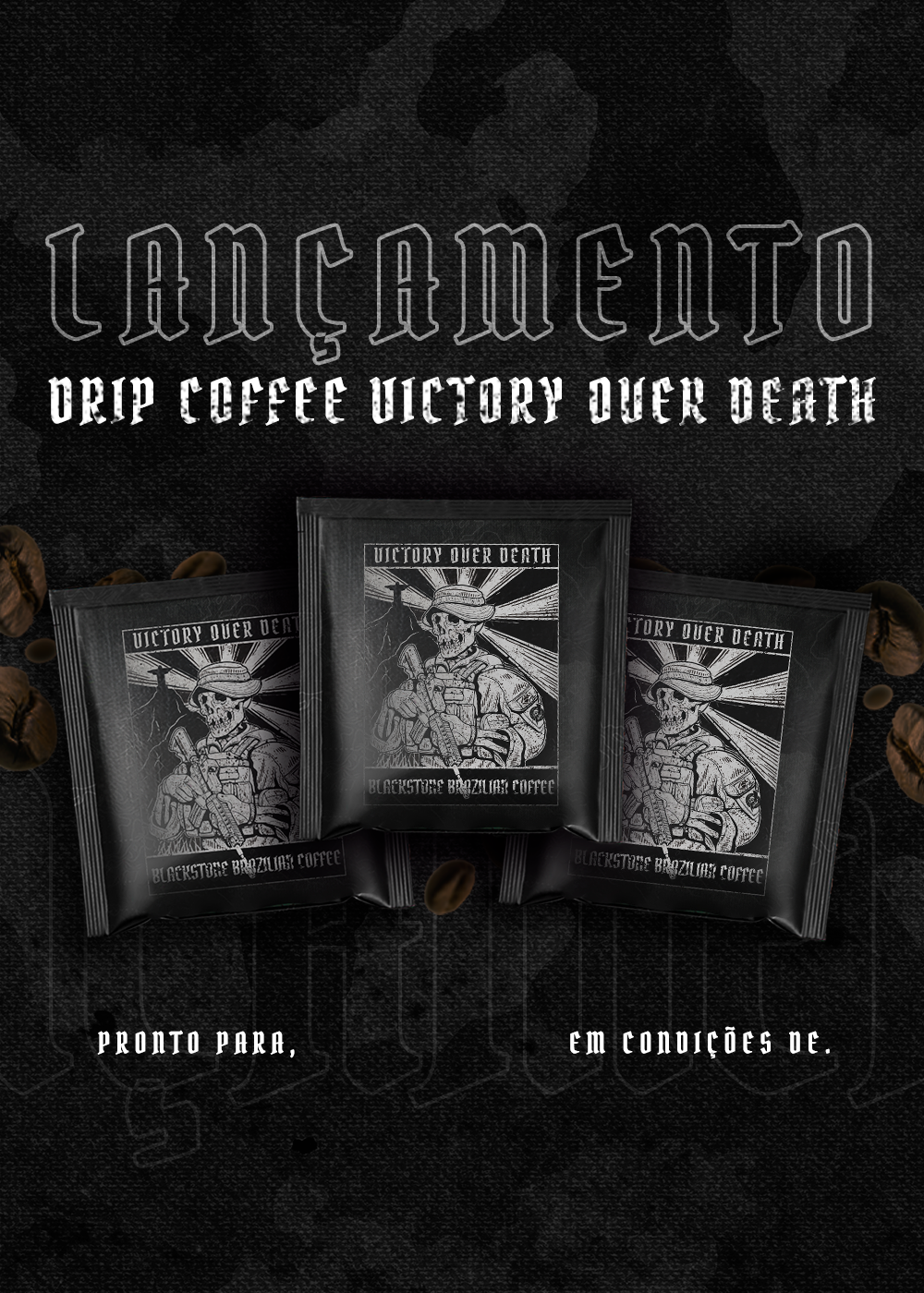 DRIP COFFEE DARK OPERATION - PORÇÃO INDIVIDUAL