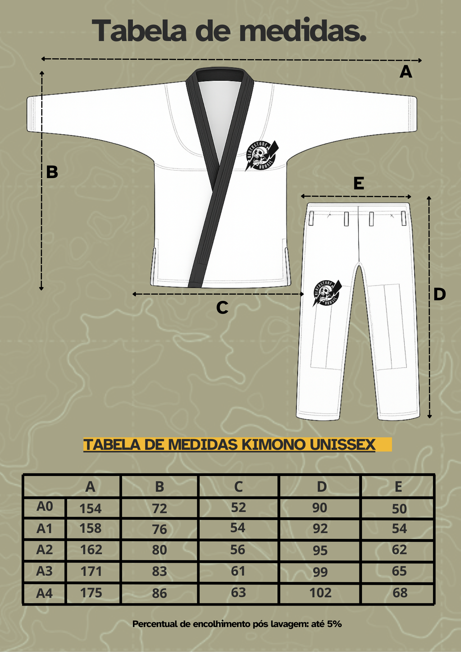 KIMONO TRANÇADO BLACKSTONE PRETO