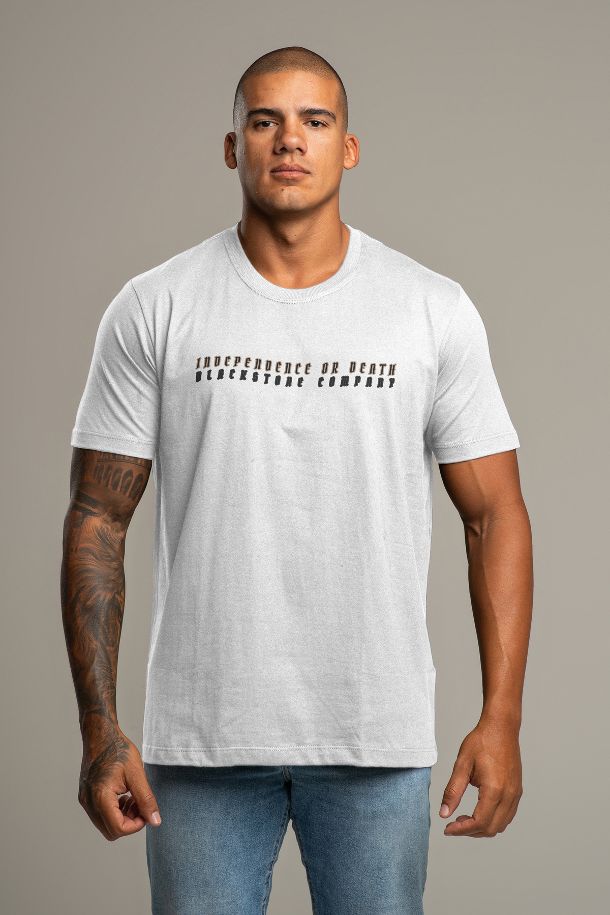 T-SHIRT INDEPENDENCE OR DEATH BRANCA