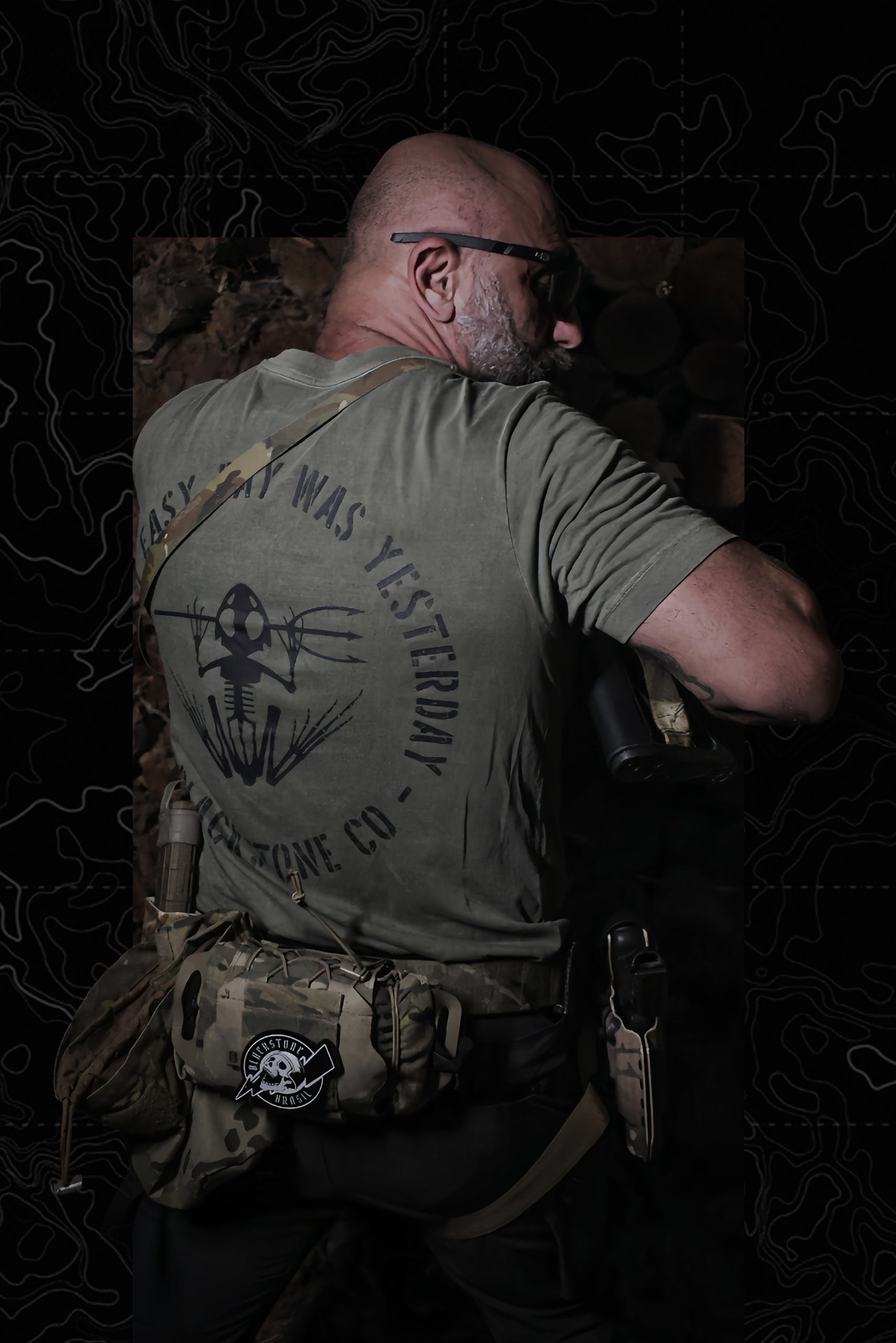 WASHED SERIES - T-SHIRT FROGMAN VERDE