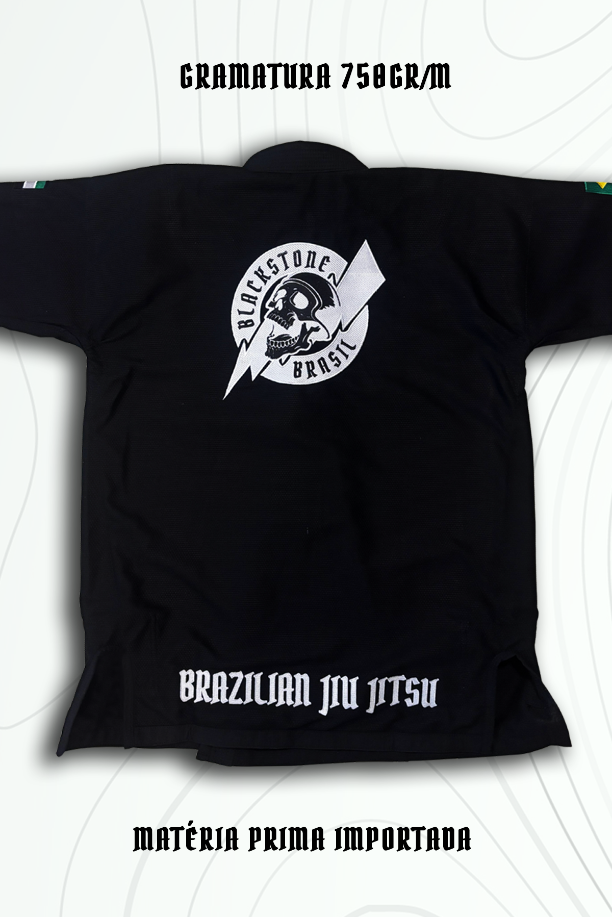 KIMONO TRANÇADO BLACKSTONE PRETO