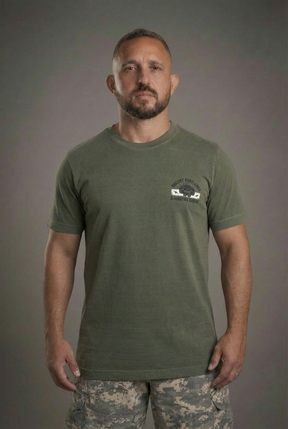 WASHED SERIES - T-SHIRT VIOLENT GENTLEMEN VERDE