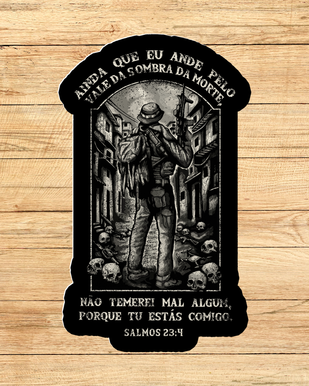 Adesivo Vale da Morte em vinil Blackstone Brasil