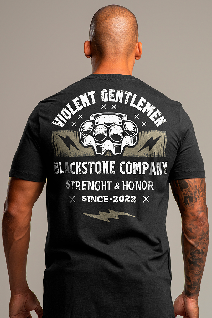 T-SHIRT VIOLENT GENTLEMEN PRETA