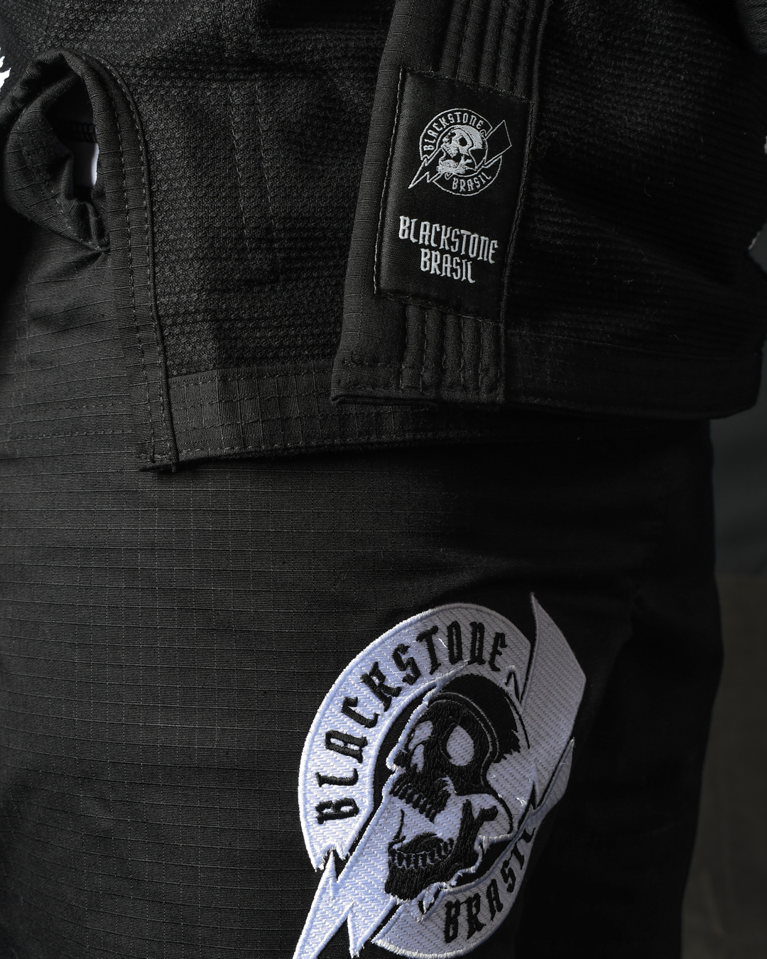 KIMONO TRANÇADO BLACKSTONE PRETO