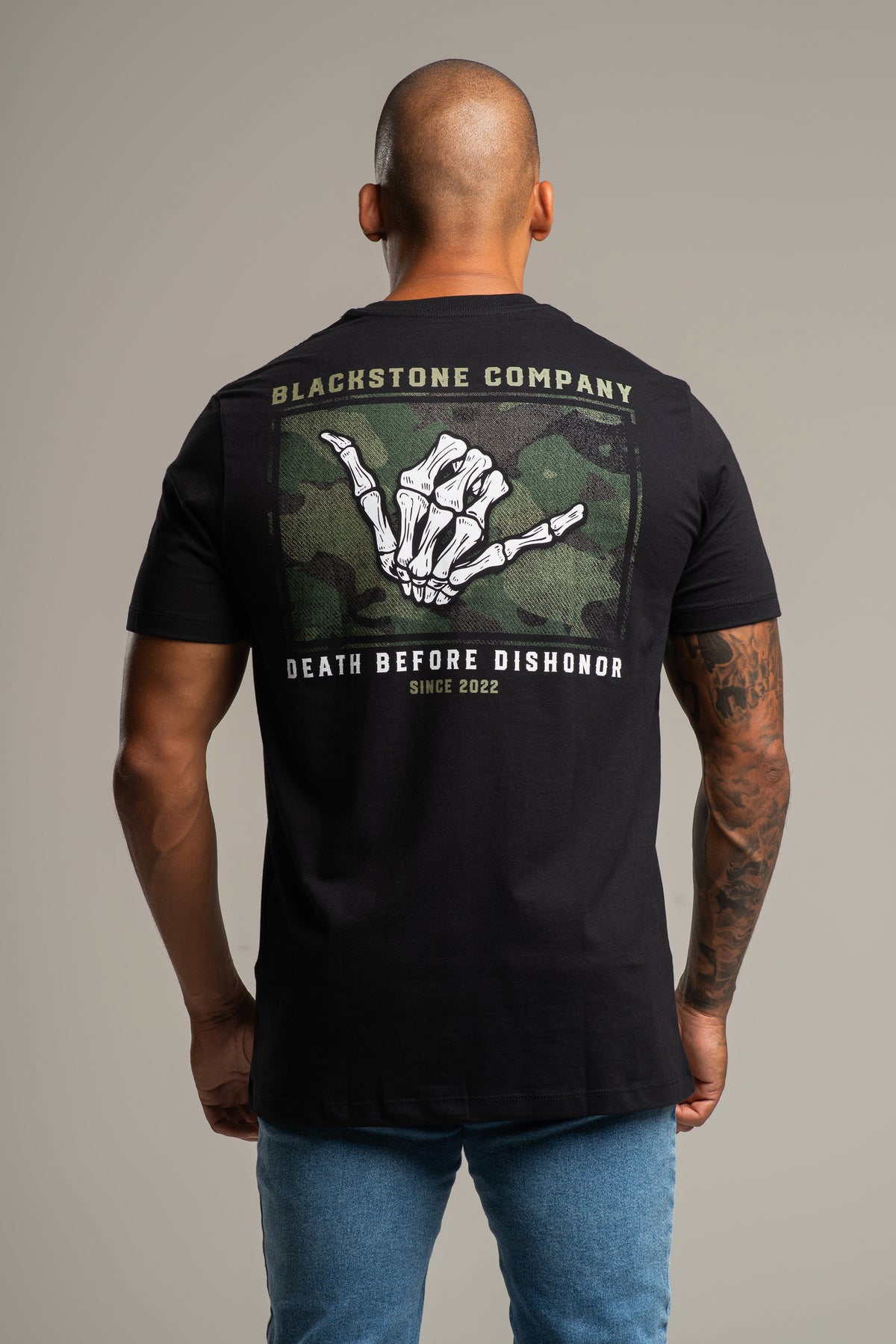 T-SHIRT DEATH BEFORE DISHONOR