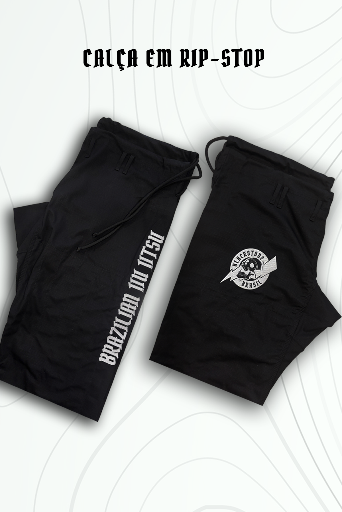 KIMONO TRANÇADO BLACKSTONE PRETO