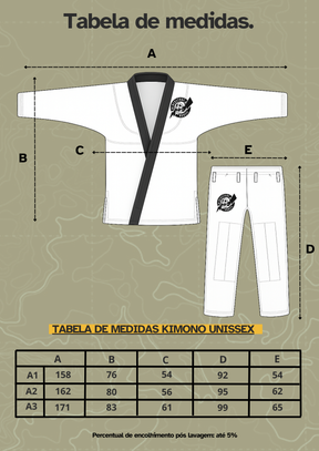 KIMONO TRANÇADO BLACKSTONE BRANCO - IMPORTADO